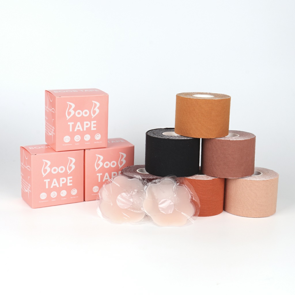 Wat is de juiste manier om boob -tape te gebruiken?
